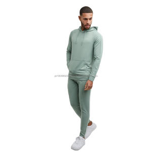 Conjunto Deportivo de 450g, Estilo Urbano, Felpa Gruesa, Talla Grande, Logotipo Personalizado, Pantalones Deportivos y Sudadera con Capucha - Product Image 6