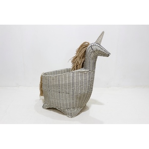 Cesta de Almacenamiento de Plástico Ecológica con Forma de Unicornio, Organizador de Juguetes Multifuncional, Decoración para Cuarto de Niños - Product Image 5