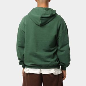 Sudadera con capucha de manga larga para hombre, de secado rápido, transpirable, con media cremallera, para running, gimnasio y entrenamiento, con hombros caídos y corte oversize - Product Image 3