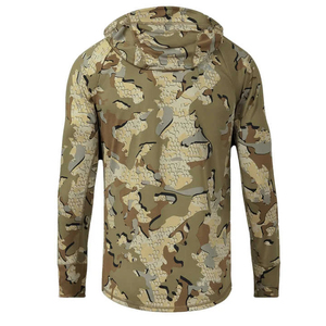 Hoodie de chasse pour homme, personnalisé, anti-UV, haute performance, à manches longues, avec passe-pouce, pour la pêche et la chasse en extérieur, vente en gros - Product Image 4
