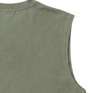 Camiseta sin mangas para mujer, estilo casual, holgada, para verano, gimnasio, entrenamiento, ropa de calle, 100% algodón, transpirable y ligera - Product Image 3
