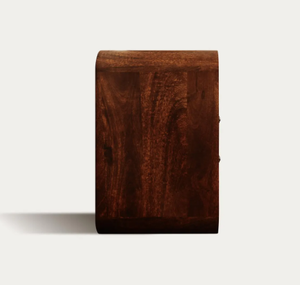 โต๊ะข้างเตียงไม้คุณภาพหรูหรา พร้อมลิ้นชัก 3 ชั้น โต๊ะวางของข้างเตียงแบบไม้ ทนทานและเชื่อถือได้มากขึ้น เหมาะสำหรับห้องเจ้าสาว - Product Image 4