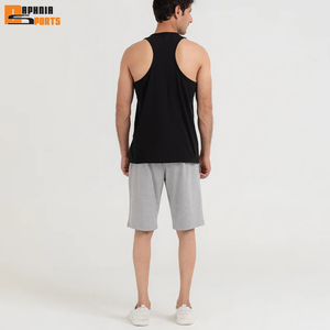Pantalones Cortos Deportivos Personalizados con Logotipo, 100% Algodón, Felpa, Elásticos, Sólidos, Transpirables, de Secado Rápido, Unisex, de Verano, con Estampado Francés - Product Image 3