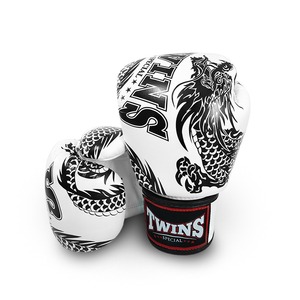 ถุงมือชกมวย TWINS รุ่นขายดี ดีไซน์ใหม่ สำหรับมืออาชีพ มวยไทย ฝึกซ้อม ต่อสู้ หนังแท้ สำหรับยิม - Product Image 2