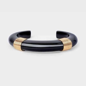 Brazalete de Resina ALTAMASH CRAFT AC-403, Ecológico, Pintado a Mano, Transparente, Hecho a Mano, Pulido Suave, Ligero, Estilo Clásico y Simple - Product Image 2