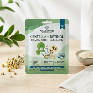 En gros Masque facial en tissu raffermissant à la Centella, au Rétinol, à l'Hamamélis, éclaircissant à l'Arbutine, au Glutathion, hydratant à la Camomille et au Riz - Product Image 2