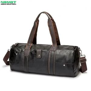 Most Trendy Custom Logo <b>Weekender</b> Gym Travel <b>Bag</b> High Quality Waterproof PU Leather Duffle Hanging Zipper Large Capacity for <b>Men</b> - Product Image 3