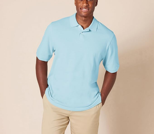 Camiseta Polo de Punto Personalizada de Alta Calidad para Hombre, Manga Corta, Color Liso, Informal, de Golf, de Algodón, Tallas Grandes - Product Image 5