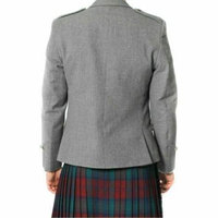 Veste Kilt d'Hiver en Laine Noire à Motif Argyle Ventoria Enterprises, Logo Personnalisé, Taille Personnalisée, Haute Qualité pour Mariage Écossais, Vente en Gros