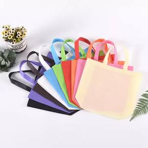 Wholesale PP Non-Woven Handled Shopping <b>Bags</b> Custom Letter Logo Print-Eco-Friendly <b>Reusable</b> Storage <b>Bags</b> - Product Image 2