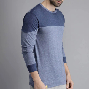 T-shirts pour hommes à manches longues, élégants, polyvalents, respirants, décontractés, en coton lisse et durable, tendance. - Product Image 3