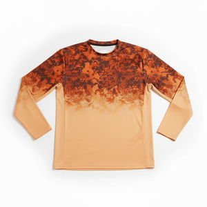 Chemise de pêche personnalisée à manches longues UPF50+ à séchage rapide et respirante en polyester, fabricant OEM en gros - Product Image 2
