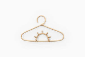 Percha de ropa de ratán, percha de ropa tejida natural, percha duradera para armario, elegante organizador con gancho para organizar el guardarropa - Product Image 5