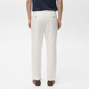 Premium Men Cotton Linen <b>Drawstring</b> <b>Trousers</b> Luxury Casual Straight Leg Summer Pants Private Label Manufacturer - Product Image 4