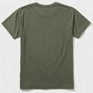เสื้อยืดคอกลมผู้ชายผ้าคอตตอนโพลีเอสเตอร์คุณภาพสูงสีเขียวพิมพ์โลโก้ตามสั่งขายส่ง สินค้าขายดี แห้งเร็ว สไตล์ไฮสตรีท - Product Image 2