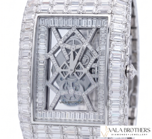 Jacob Coo Billionaire Lab Grown Diamond Sport Fashion Water Resistant Crystal Sapphire Dual Movement Cartoon Antique Alloy - Product Image 1