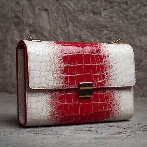 Bolsos de Mano de Cuero Genuino con Cierre de Cremallera, Estilo Preppy, Diseño con Cuentas e Impermeable - Bolso de Mano Unisex - Product Image 4