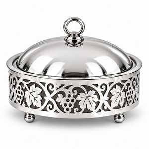 Olla térmica de estilo árabe para mantener la comida caliente, con tapa de cúpula y tapa estriada, tipo cacerola. - Product Image 5