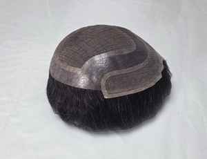 Toupee para Hombre Taz Hair, Peluca de Cabello Humano 100%, Densidad 60%-150%, Cabello Remy Indio, Resistente al Agua, Suave, Ondulado Profundo - Product Image 4