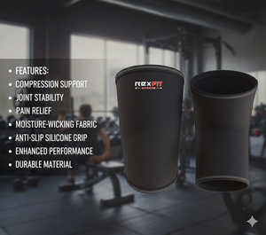 Rexfit Sport - Mangas de Compresión para Codo de 5 mm, 1 Par, Soporte de Alto Rendimiento para Levantamiento de Pesas y Powerlifting - Product Image 4