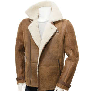 Top Quality <b>Men</b> <b>Sheepskin</b> Leather Fashion <b>Jacket</b> Streetwear <b>Men</b> Leather <b>Jacket</b> for <b>Men</b> Regular Size winter <b>jacket</b> - Product Image 3