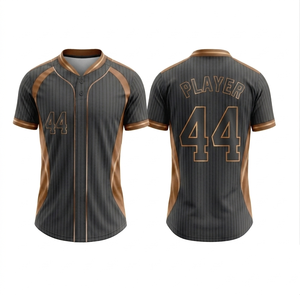 Custom Sublimated Baseball Jersey OEM Manufacturer Team Uniforms Breathable Moisture Wicking <b>Athletic</b> Wear Personalized Logo - Product Image 2