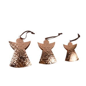 Iron Heart <b>Ornaments</b> With Copper Finishing Design Best Selling Christmas Decoration Cheap Hanging Designer Gifts - Product Image 3