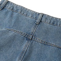 Pantalon de travail extérieur robuste en denim de coton, coupe droite, taille haute, respirant, avec coutures durables, qualité supérieure, personnalisable, vente en gros