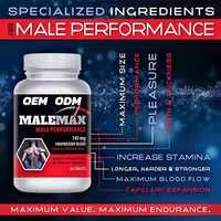 Capsules de Maca OEM/ODM pour le soutien énergétique et l'amélioration des performances masculines, capsules à base de plantes pour stimuler la vitalité masculine