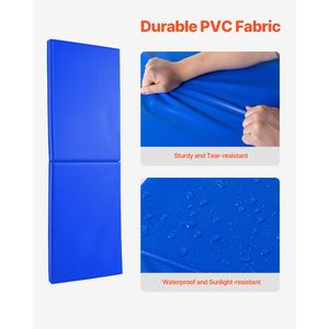 Imbottitura per Pareti da Palestra in Schiuma ad Alta Densità, Spessore 2 Pollici, 71 x 24 Pollici, Tappetino Resistente agli Strappi per Campo da Basket, Attrezzatura Rimovibile per Pareti di Campi Sportivi - Product Image 2