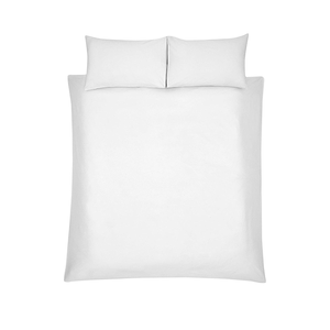 Juego de Ropa de Cama de Algodón Blanco para Hotel, Calidad Premium, Tela Suave y Transpirable, Fabricación Personalizada OEM ODM - Product Image 1