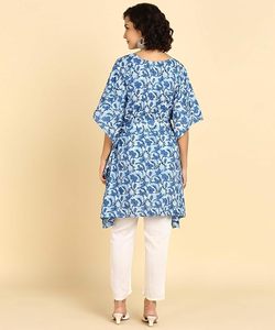 High Quality Designer Cotton Printed <b>Kaftan</b> <b>Summer</b> Daily Wear Regular Fit Washable Three Quarter Sleeve Best Price - Product Image 3