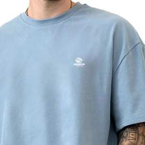 Camisetas Holgadas Vintage Personalizadas de Algodón 100% de Alta Calidad al por Mayor, Impresión Serigráfica, 300 Gramos, Transpirables, Tallas Grandes - Product Image 2