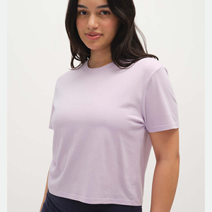 เสื้อยืดแฟชั่นลำลองคอกลมแขนสั้นพิมพ์ลายตัวอักษรตามสั่งสำหรับผู้หญิง - Product Image 6