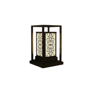 Lampe murale décorative carrée moderne contemporaine pour extérieur, éclairage de cour de villa, acier inoxydable, AC 200V, E27, IP65, noir - Product Image 1