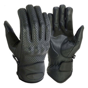 Guantes de Motocicleta de Cuero Premium, Guantes de Carreras con Protección para Nudillos, Guantes de Motociclista de Dedo Completo para Motociclismo - Product Image 6