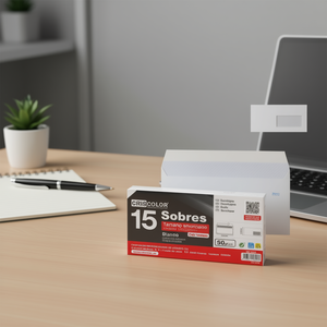 Sobres de Papel Blanco 110X220MM - Product Image 3