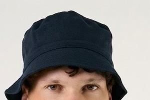 <b>Light</b> Gray Cotton Bucket <b>Hat</b> Custom Embroidery Logo Unisex Fisherman Cap Packable All-Season for Outdoor Beach Golf - Product Image 3