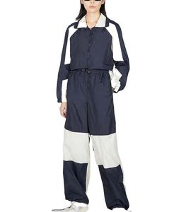 Conjuntos de Dos Piezas para Mujer, Trajes Deportivos Personalizados, Pantalones de Nailon, Trajes Deportivos Casuales, Conjunto de Chándal de Nailon Personalizado para Mujer - Product Image 4