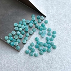 Cabujón de amazonita Natural de 5mm de grado AAA, piedras preciosas sueltas de alta certificación para la fabricación de joyas, fabricante de suministros a granel al por mayor - Product Image 2