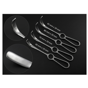 Retractor de Cadera LANGENBECK, Juego de 4 Piezas, 21 cm, Punta Roma, Instrumento Quirúrgico de Acero Inoxidable Clase III, Calidad Premium, Manual, 1 Año de Garantía - Product Image 2