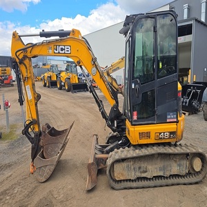 Mini-excavatrice JCB 48Z-1 haute performance, machine compacte pour travaux de construction et de terrassement, durable et efficace - Product Image 2