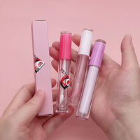 Tube de luxe de 3ml 5ml avec logo personnalisé brillant à lèvres tubes de rouge à lèvres vides conteneurs d'emballage tube de brillant à lèvres cosmétique vente en gros