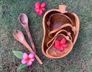 Tazón de Frutas Ecológico Hecho a Mano con Madera de Acacia/Mango Natural, Libre de Químicos, Apto para Alimentos, Tazón para Ensaladas para Distribución al por Mayor - Product Image 2