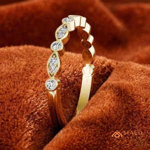 แหวนเพชรทองคำ 18K สุดหรู | แหวนแต่งงานเพชรเพาะเลี้ยงจาก Infinity Lab | แหวนมอสซาไนต์สำหรับวันครบรอบ |   เครื่องประดับอัญมณีสั่งทำพิเศษ - Product Image 4