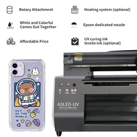 Imprimante à jet d'encre UV automatique multicolore Lingya LED avec tête d'impression XP600 pour impression UV DTF sur panneaux PVC et étiquettes en cristal