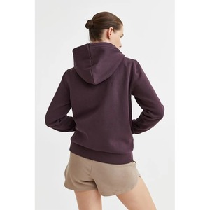Sudadera con Capucha de Punto para Mujer, Estilo Nuevo, Otoño/Invierno, 100% Algodón, Logotipo Personalizado Impreso, Antiarrugas, Transpirable - Product Image 3