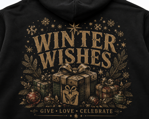 Custom Christmas Hoodie Winter Oversized Fleece Sweatshirt Unisex Holiday Pullover Cozy Streetwear Fashion Wholesale 100% Cotton - Product Image 5