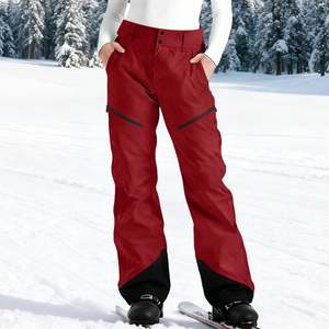 Classic Fit Women Softshell Pants Regular Straight Cut Sport <b>Trousers</b> Traditional Performance Athletic Outdoor Slacks - Product Image 4