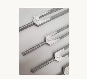 9 Diapasons Solfeggio avec balles en caoutchouc pour la réparation du DNA, la guérison sonore et le champ énergétique sonore, avec mallette, en velours élégant - Product Image 6